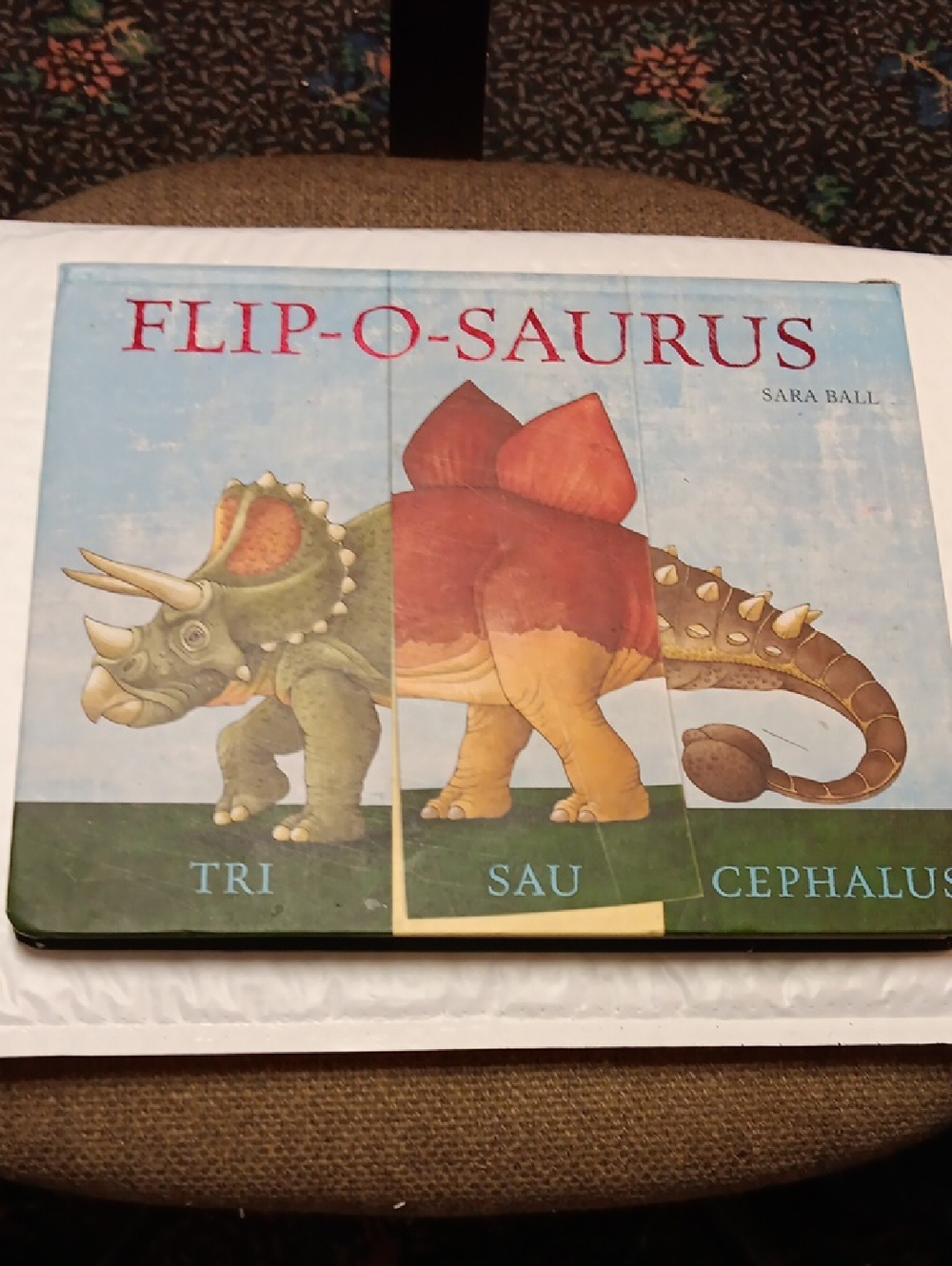 Flip-O-Saurus Children's Puzzle Book - Multicolor